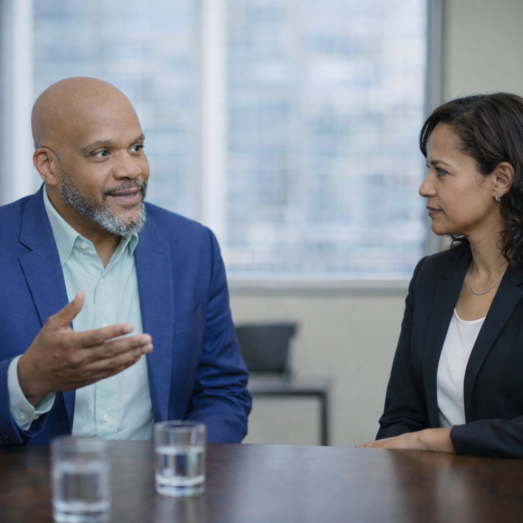 Duane K. Andrews coaching an executive